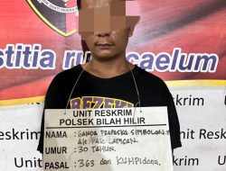 Dikomandoi AKP Andita setepu, Anggota Polsek Bilah Hilir Gerak Cepat Tangkap Pelaku Bobol Rumah Warga