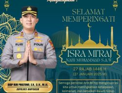 Kapolres Banyuasin: Ucapan Selamat Peringati Isra’ Mi’raj Nabi Muhammad SAW