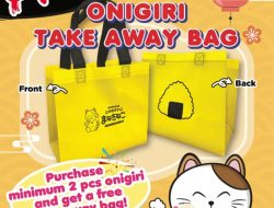 Karaoke Manekineko Offers Free Onigiri Takeaway Bags with Every Purchase of Two Onigiri!