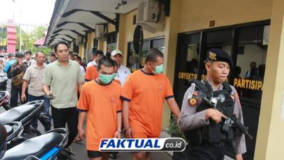 Polres Madiun Kota Ringkus Dua Pelaku Curat Brankas