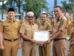 Bupati Pasaman Sabar AS, Pimpin Apel Organik ASN Kabupaten Pasaman