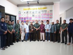 Kasdim 0418/Palembang Terima Audiensi Bersama Panitia Pelaksana Dzikir Dan Haul Kyai Marogan Ke 124