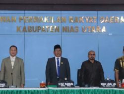 DPRD Nias Utara Gelar Rapat Paripurna, Penetapan Bupati dan Wakil Bupati Terpilih 2024
