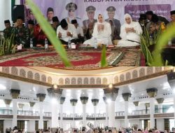 Bupati Musi Rawas Hadiri Peringatan Isra Mi’raj Nabi Muhammad SAW di Masjid Darussalam Muara Beliti