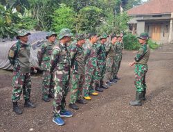 Apel Pagi di TMMD ke-123 Personel Siap Kebut Pengerjaan Sasaran Fisik