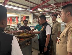 Pastikan Ketersedian dan Harga, Satgas Pangan Polresta Banyumas Turun ke Pasar