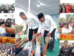 Bupati dan Wakil Bupati Terpilih Kabupaten Teluk Bintuni, Tiba di Kampung Halaman