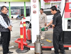 Sat Reskrim Polres Nias Bersama Terminal BBM Gunungsitoli Lakukan Pengawasan Distribusi