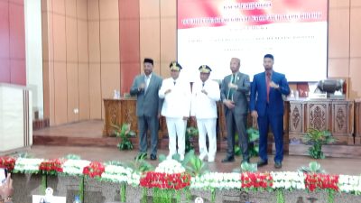 DPRK Teluk Bintuni Gelar Paripurna, Pidato Perdana Sambutan Bupati Teluk Bintuni periode 2025-2030