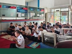 UPTD KIR Dishub Palembang Gelar Sholat Dzuhur Bersama Selama Ramadhan