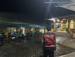 Demi Keamanan dan Kenyamanan Sholat Tarawih, Sat Samapta Terus Melaksanakan Pengamanan di Masjid