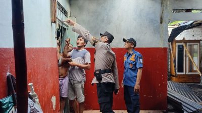 Kebakaran Hanguskan Atap Rumah di Kalimanah, Polisi Periksa TKP