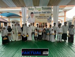 Anggota Dewan Partai Golkar, Jaini dan Sholly Shobirin Santuni Ratusan Anak Yatim dan Buka Puasa bersama Kader di HAJ Center