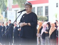 Bupati Ade Sugianto Pimpin Apel Pagi dan Halalbihalal ASN Pemkab Tasikmalaya