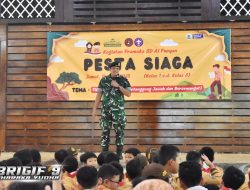 Brigif 9/DY/2 Kostrad Mendukung Kegiatan Pelatihan Pramuka “Pesta Siaga” SD Al-Furqan Jember