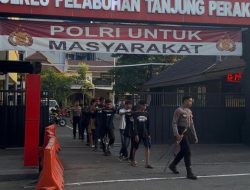 Sat Samapta Polres Pelabuhan Tanjung Perak Amankan 11 Remaja Hendak Tawuran