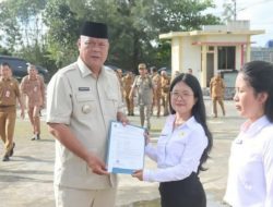 Bupati Nias Utara Serahkan SK CPNS 2024 dan Ajak ASN Berinovasi di Tengah Perubahan Zaman