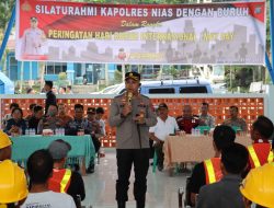 Peringati Hari Buruh Internasional, Kapolres Nias Gelar Silaturahmi bersama Buruh Pelabuhan Gunungsitoli