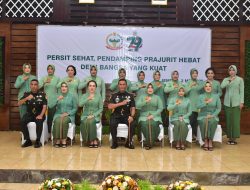 Peringatan HUT ke-79 Persit Kartika Chandra Kirana