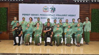 Peringatan HUT ke-79 Persit Kartika Chandra Kirana