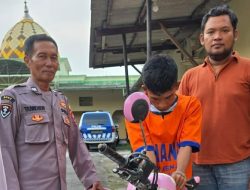 Pelaku Curanmor CA Diamankan Polsek Kenjeran Setelah Ketahuan Mencuri di Kedinding Lor Surabaya