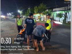 Amankan Akhir Pekan, Polres Nganjuk Gencarkan Patroli SREG Skala Besar