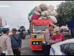 Jawab Keluhan Warga, Polres Nganjuk Gencarkan Tilang Truk ODOL