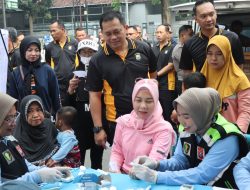 Polres Nganjuk Gelar Bakti Sosial Car Free Day, Wujud Nyata Pelayanan Publik di HUT Bhayangkara ke-79