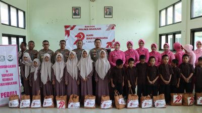 Polres Nganjuk Gelar Bakti Sosial Serentak di Panti Asuhan, Wujud Nyata Kepedulian di Hari Bhayangkara ke-79