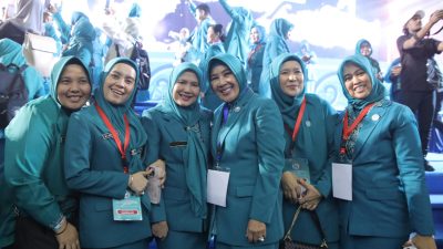 Ketua TPP PKK Kabupaten Asahan Ikuti Puncak Peringatan Hari Kesatuan Gerak (HKG) ke-53