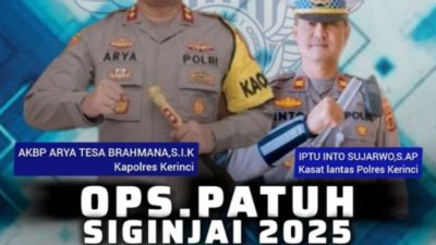 Operasi Patuh Siginjai, Ini Jadwal dan Pelanggaran yang Jadi Sasaran