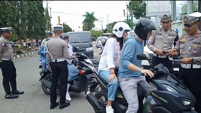 Hari Pertama Operasi Patuh 2025 di Kerinci, Sejumlah Pengendara Terjaring Razia