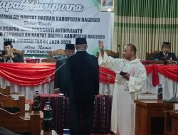 Bupati Nagekeo Hadiri Peresmian Pengangkatan PAW Anggota DPRD