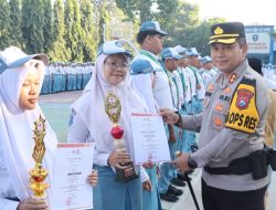 Satlantas Polres Nganjuk Gelar Edukasi Keselamatan Berlalu Lintas di SMAN 2 Nganjuk