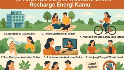 10 Aktivitas Seru di Weekend untuk Recharge Energi Kamu