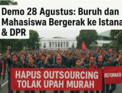 Demo 28 Agustus, Buruh dan Mahasiswa Bergerak ke Istana & DPR