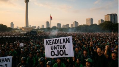 Demo Membara di Jakarta dan Puluhan Kota: Reaksi Publik Usai Ojol Dilindas Mobil Brimob