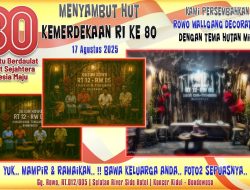 WallGang Decoration Jadi Ikon Baru Perayaan HUT RI di Desa Koncer Kidul