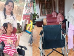 Diabaikan Pemerintah, Anak Difabel di Kerinci Dapat Kursi Roda dari Warga Kota sungai penuh