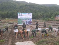 Dandim 0417/Kerinci Hadiri Kegiatan Percepatan Tanam Dukung Sukses Pangan di Jambi