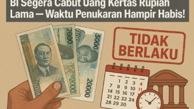 BI Segera Cabut Uang Kertas Rupiah Lama – Waktu Penukaran Hampir Habis!