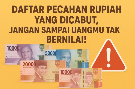 Daftar Pecahan Rupiah yang Dicabut, Jangan Sampai Uangmu Tak Bernilai