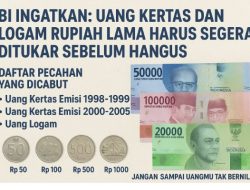 BI Ingatkan: Uang Kertas dan Logam Rupiah Lama Harus Segera Ditukar Sebelum Hangus
