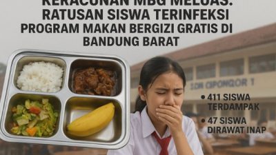 Keracunan MBG Meluas: Ratusan Siswa Terinfeksi Program Makan Bergizi Gratis di Bandung Barat