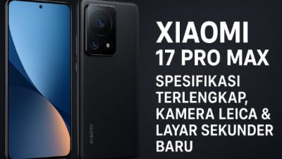 Xiaomi 17 Pro Max – Spesifikasi Terlengkap, Kamera Leica & Layar Sekunder Baru