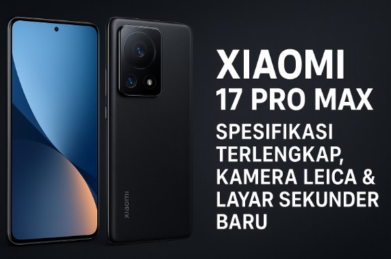 Xiaomi 17 Pro Max – Spesifikasi Terlengkap, Kamera Leica & Layar Sekunder Baru