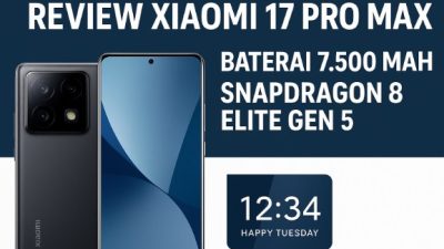 Review Xiaomi 17 Pro Max: Baterai 7.500 mAh & Snapdragon 8 Elite Gen 5