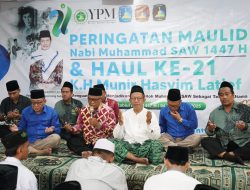 Semarak Maulid Nabi dan Haul KH. Munir Hasyim Latif di SMK YPM 1 Taman, Donasi untuk Palestina Terkumpul