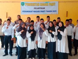 Pelantikan dan Pengambilan Sumpah Perangkat Nagari Panti Tahun Anggaran 2026