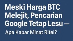 Meski Harga BTC Melejit, Pencarian Google Tetap Lesu — Apa Kabar Minat Ritel
